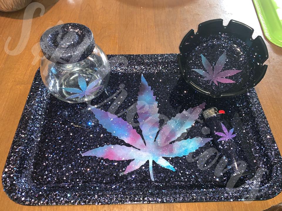 Weed Rolling Tray Set 